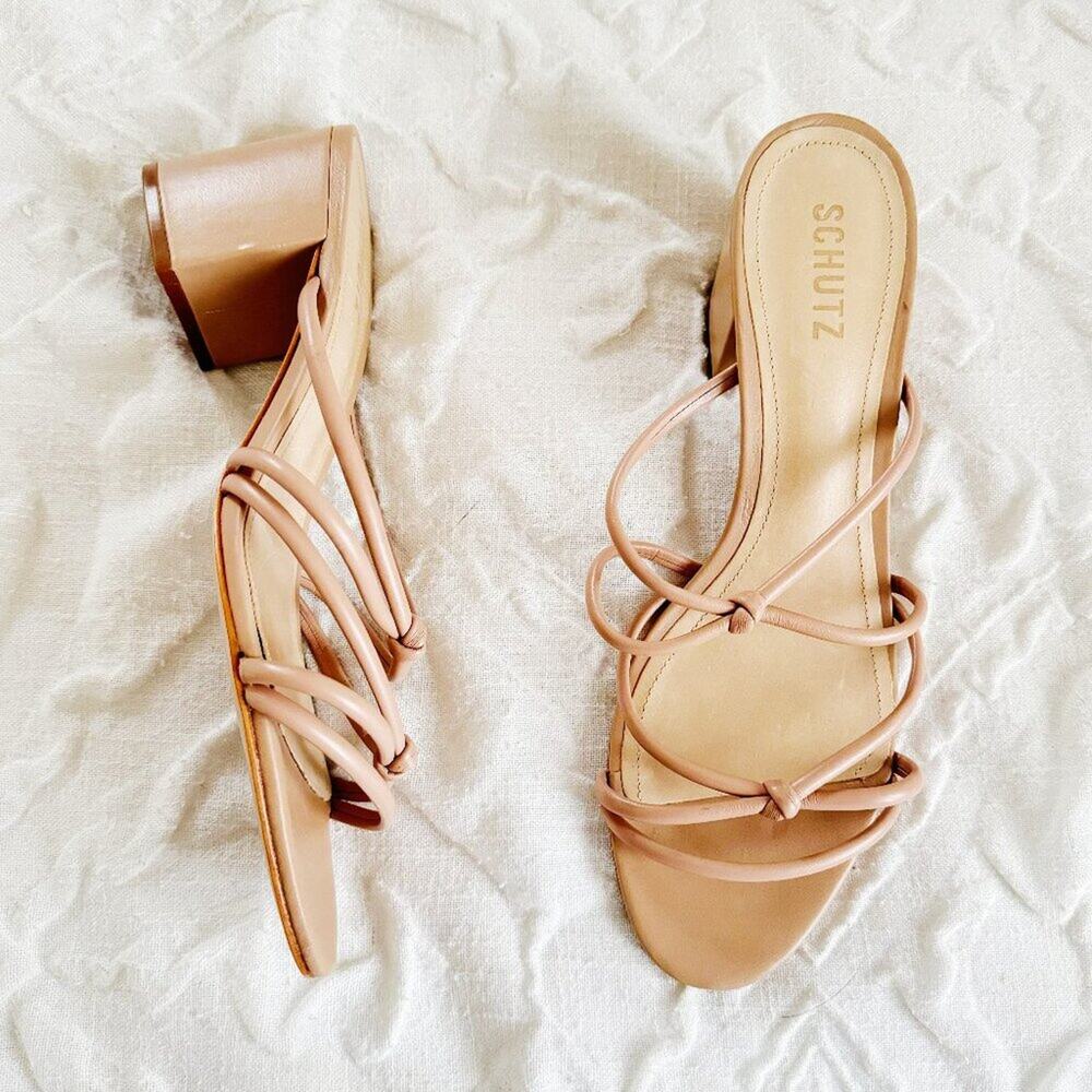 Schutz Princey Strappy Sandal Size 10.5 New
